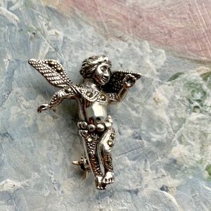Sterling Silver Angel Pin
